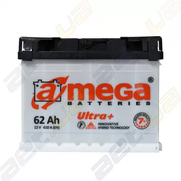 Автомобільний акумулятор A-Mega ULTRA+ 62Ah L+ 610A