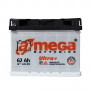 Автомобільний акумулятор A-Mega ULTRA+ 62Ah R+ 610A
