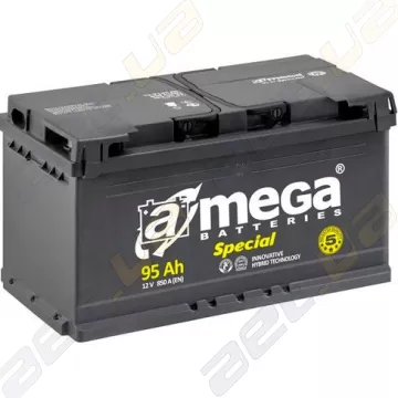 Автомобильный аккумулятор A-Mega Special 95Ah R+ 850A