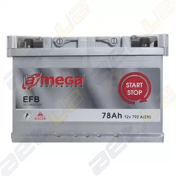 Аккумулятор A-Mega EFB 78Ah R+ 790A