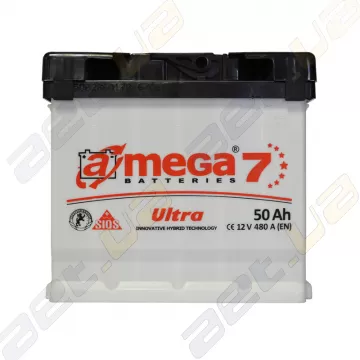 Автомобильный аккумулятор A-Mega Ultra 50Ah L+ 480A