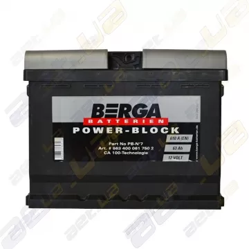 Автомобильный аккумулятор Berga Power 54Ah R+ 530A (EN)