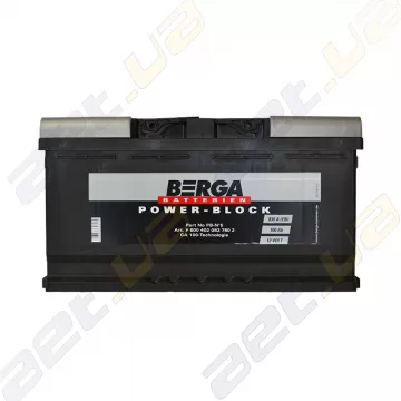 Автомобільний акумулятор Berga Power 100Ah R+ 830A (EN)
