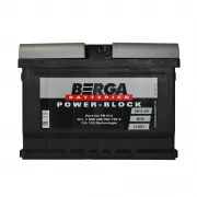 Автомобільний акумулятор Berga Power 60Ah R+ 540A (низькобазовий)