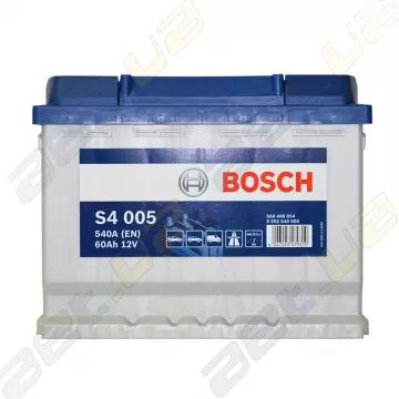 Аккумулятор Bosch S4 Silver 60Ah R+ 540A (EN)