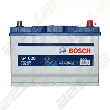 Акумулятор Bosch S4 Silver 95Ah JR+ 830A (EN)