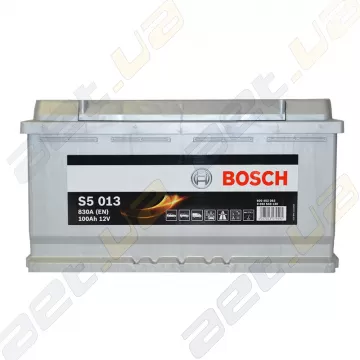 Аккумулятор Bosch S5 013 100Ah R+ 830A 0092S50130