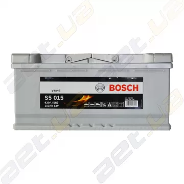 Аккумулятор Bosch S5 015 110Ah R+ 920A 0092S50150