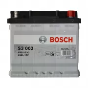 Автомобільний акумулятор Bosch S3 002 45Ah R+ 400A 0092S30020