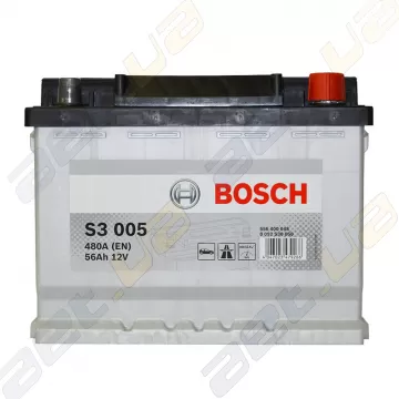 Аккумулятор Bosch S3 56Ah R+ 480A (EN)