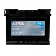 Акумулятор Exide Premium Carbon Boost 2.0 64Ah R+ 640A EA640