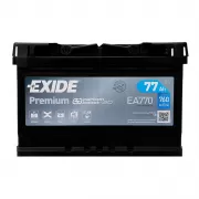 Акумулятор Exide Premium Carbon Boost 2.0 77Ah R+ 760A EA770