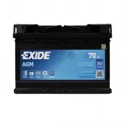 Exide Start-Stop AGM 70Ah R+ 760A EK700