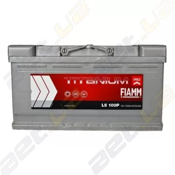Акумулятор Fiamm Titanium Pro 100Ah R+ 870A (L5100P) (7905160)