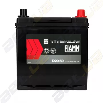 Аккумулятор Fiamm Black Titanium 50AH JR+ 420A (B2450) (7907113)