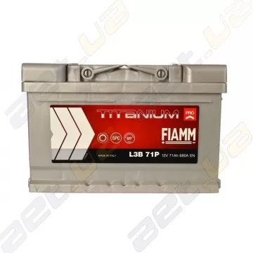 Акумулятор автомобільний Fiamm Titanium Pro 71Ah R+ 680A (низькобазовий)