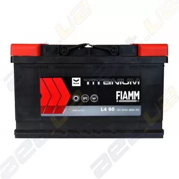 Акумулятор автомобільний Fiamm Titanium Black 95Ah R+ 850A (L495) (7905190) (корпус 80)