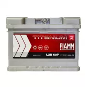 Акумулятор Fiamm Titanium Pro 60Ah R+ 600A (L2B60P) (7905149) (низкобазовый)