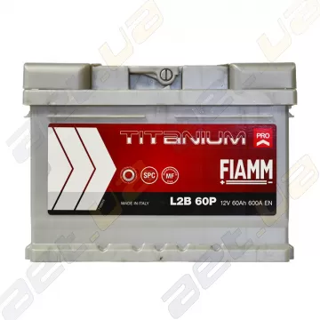 Акумулятор Fiamm Titanium Pro 60Ah R+ 600A (низкобазовый)