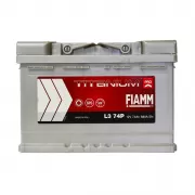 Автомобільний акумулятор Fiamm Titanium Pro 74Ah R+ 680A (L374P) (7905154)