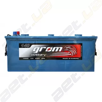 Вантажний акумулятор Grom Premium 140Ah L+ 850A
