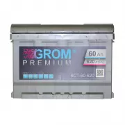Grom 60Ah L+ 620A (низкобазовый)