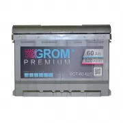 Grom 60Ah R+ 620A (низкобазовый)