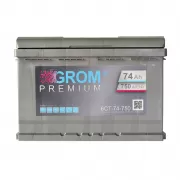 Grom 74Ah L+ 750A
