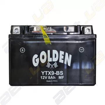 Мото аккумулятор Golden YTX9-BS 12v 8Ah L+