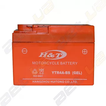 Мото аккумулятор H&T YTR4A-BS 12v 2.3Ah R+