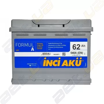 Акумулятор INCI-AKU Formul A 62Ah L+ 540A