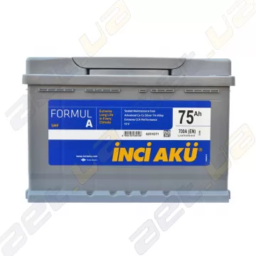 Аккумулятор INCI-AKU Formul A 75Ah R+ 700A