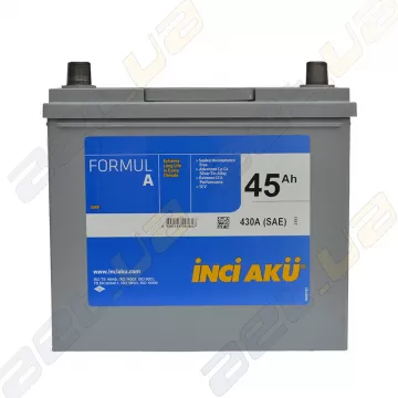 Акумулятор автомобільний INCI-AKU Formul A 45Ah JL+ 430A