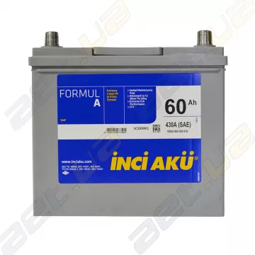 Аккумулятор автомобильный INCI-AKU Formul A 60Ah JL+ 430A