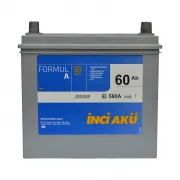 Автомобільний акумулятор INCI-AKU Formul A 60Ah JR+ 540A