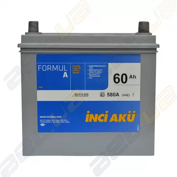 Аккумулятор INCI-AKU Formul A 60Ah JR+ 540A