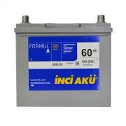 Акумулятор INCI-AKU Formul A 60Ah JR+ 430A (корпус 45)