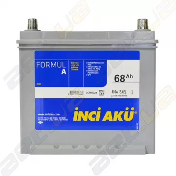 Акумулятор INCI-AKU Formul A 68Ah JR+ 600A