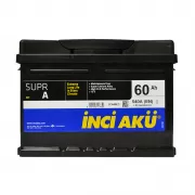 Автомобільний акумулятор INCI-AKU Supr A 60Ah L+ 540A