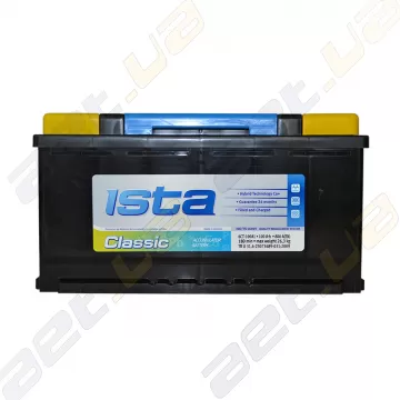 Акумулятор автомобільний Ista Classic 100Ah L+ 800A (EN)