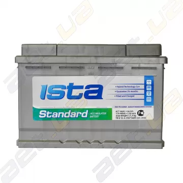 Акумулятор автомобільний Ista Standard 66Ah R+ 570A (EN)