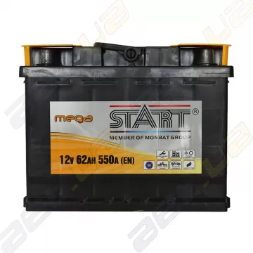 Аккумулятор Mega Start 62Ah R+ 550A