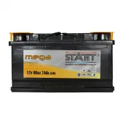 Mega Start 80Ah R+ 740A (низкобазовый)