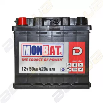 Акумулятор Monbat D 50Ah L+ 420A