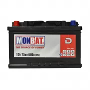 Автомобильный аккумулятор Monbat D 75Ah L+ 680A
