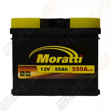 Акумулятор Moratti 55Ah L+ 550A (низькобазовий)