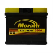 Акумулятор Moratti 55Ah R+ 550A (низькобазовий)