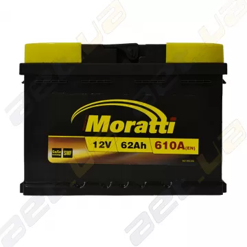 Аккумулятор Moratti 62Ah L+ 610A