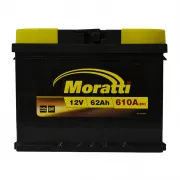 Автомобільний акумулятор Moratti 62Ah R+ 610A