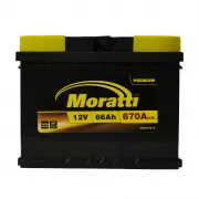 Автомобільний акумулятор Moratti Premium 66Ah R+ 670A